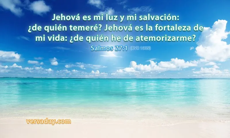 Salmos 27:1 - Versiculo para Septiembre 10