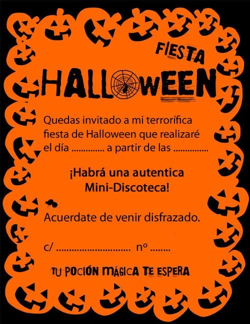 SALTIMBANKI ANIMACIONES: Mini-DISCO "Fiesta de Halloween"