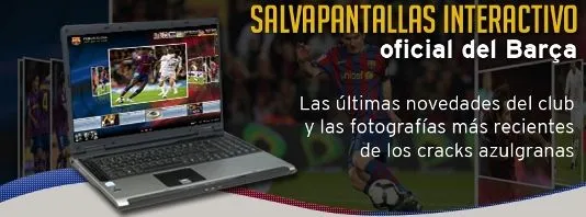 Salvapantallas interactivo oficial del Barça | FCBarcelona.