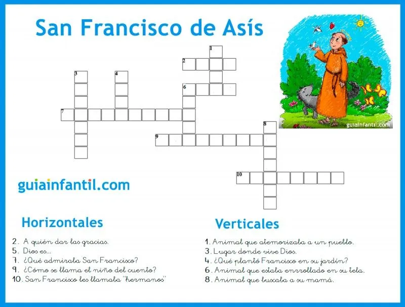 San Francisco de Asís y la naturaleza. Cuento corto con valores para niños