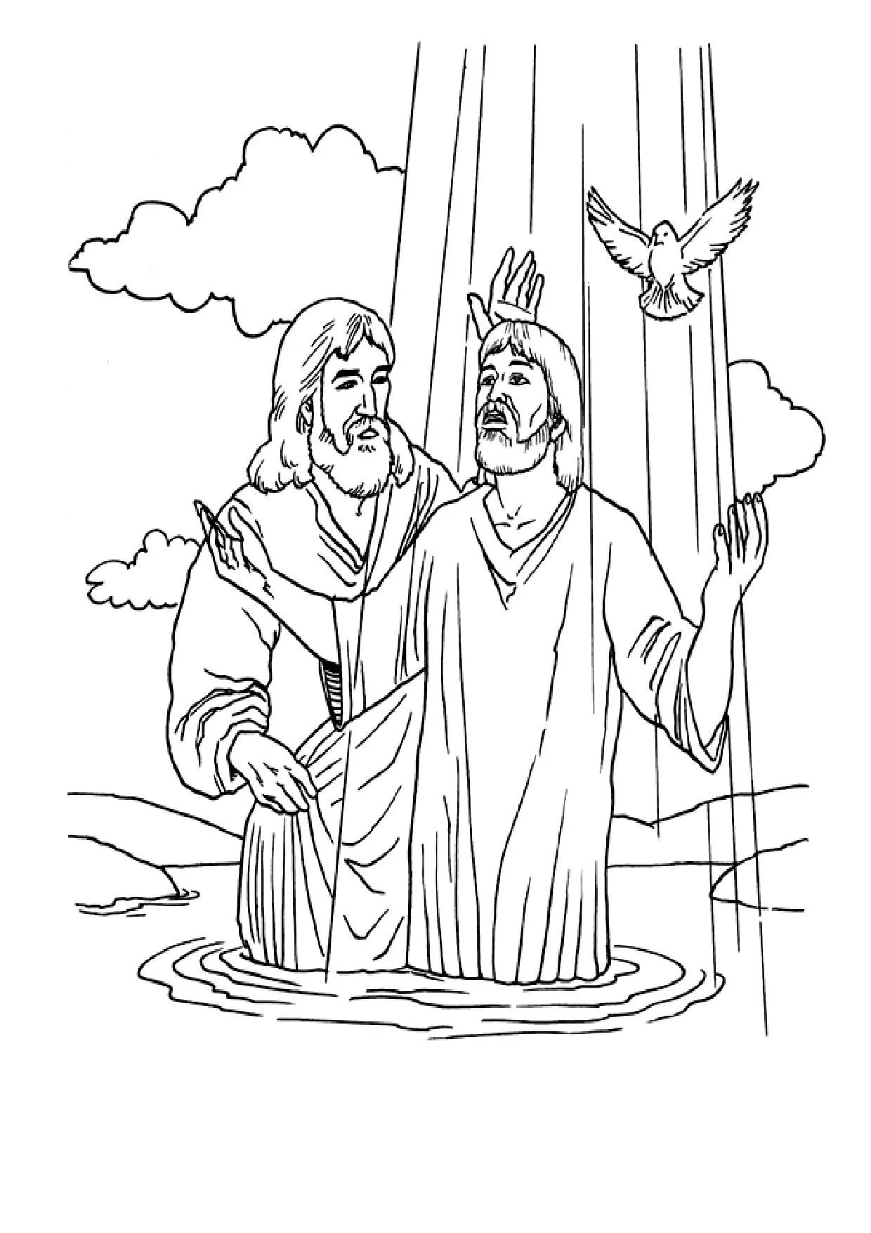 san juan bautista Colouring Pages