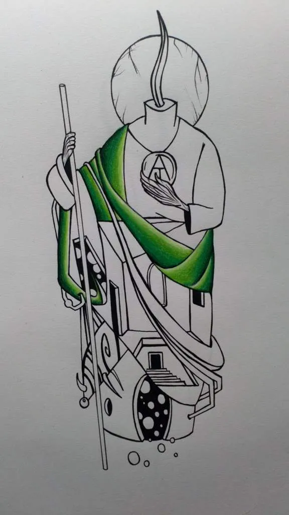San judas tadeo | ARTE MACABRO Amino