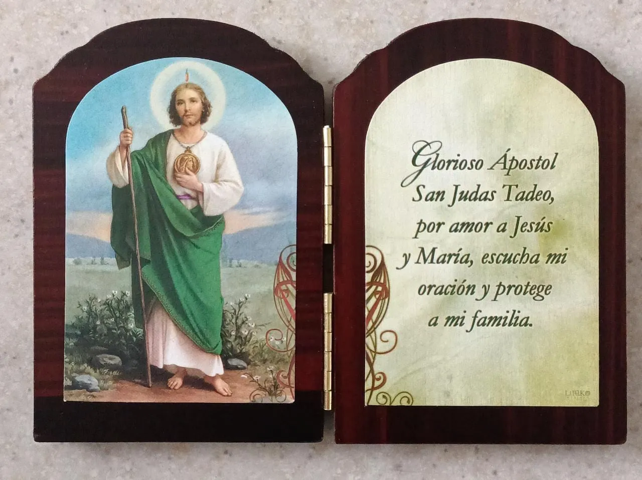 San Judas Tadeo Wood Frame Apostle St Jude Morning Pray - Etsy India