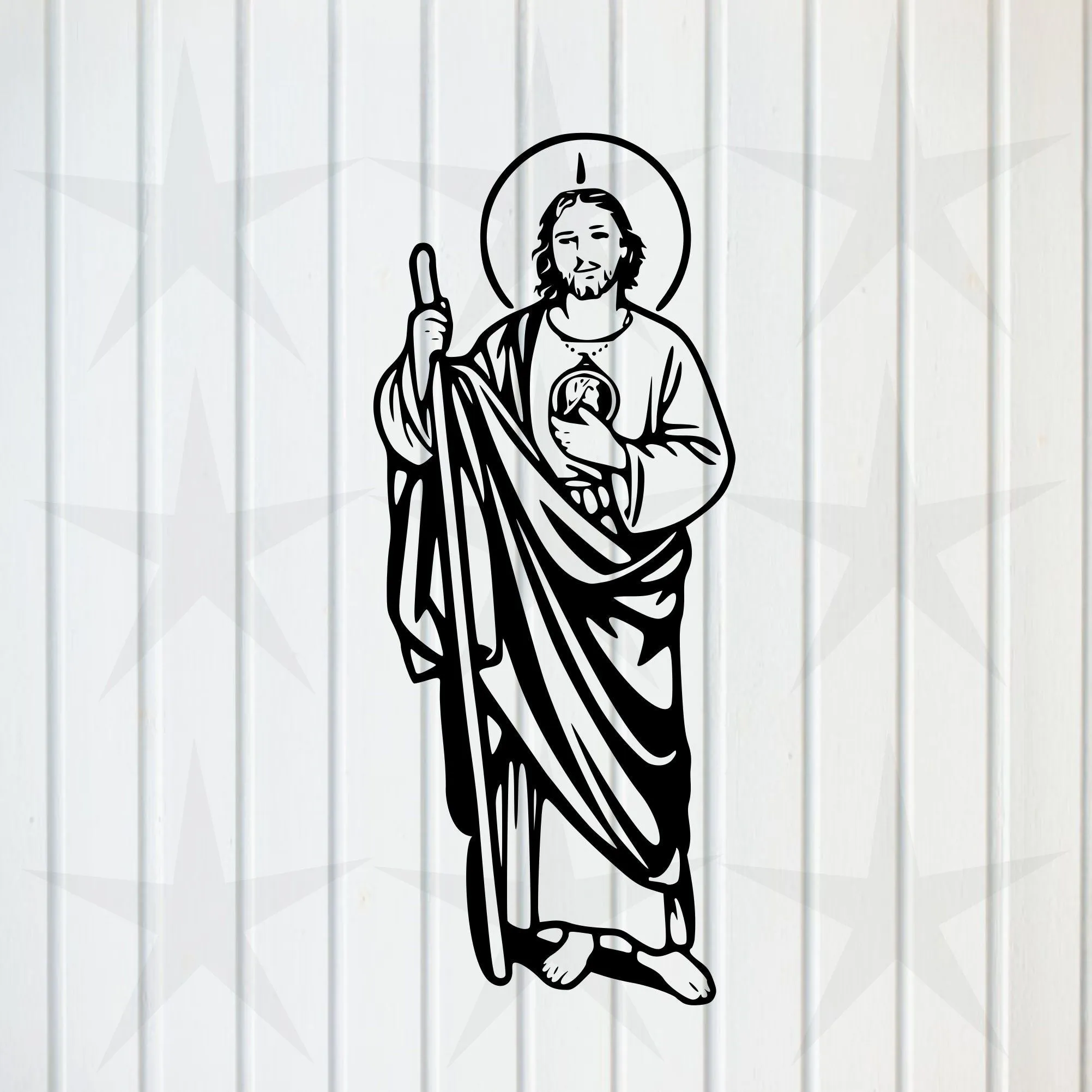San Judas Thaddeus SVG, Religión SVG, Archivos descargables, Clipart, Cricut, Silueta, Archivo de corte, Vector, Archivo de vinilo, Eps, Png, Dxf, Svg - Etsy México