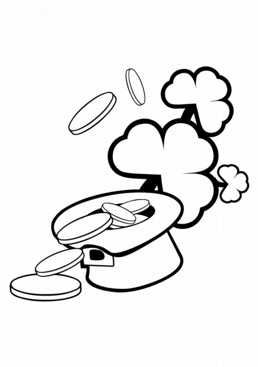 Dibujo de Día de San Patricio para colorear. Dibujos infantiles de ...