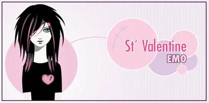 Chicas emo de San Valentin en vectores gratis | portafolio blog