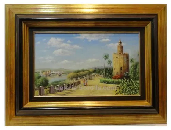 Sánchez Ramírez: Vista de Sevilla. Venta de cuadros en la Galería ...