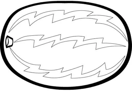 Sandia colorear animadas - Imagui