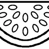 sandias para colorear | iDibujos