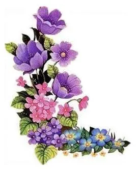 Flores - decoupage - figuras lindas!
