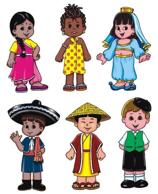 Sandra fazendo arte: Trajes típicos de alguns paises