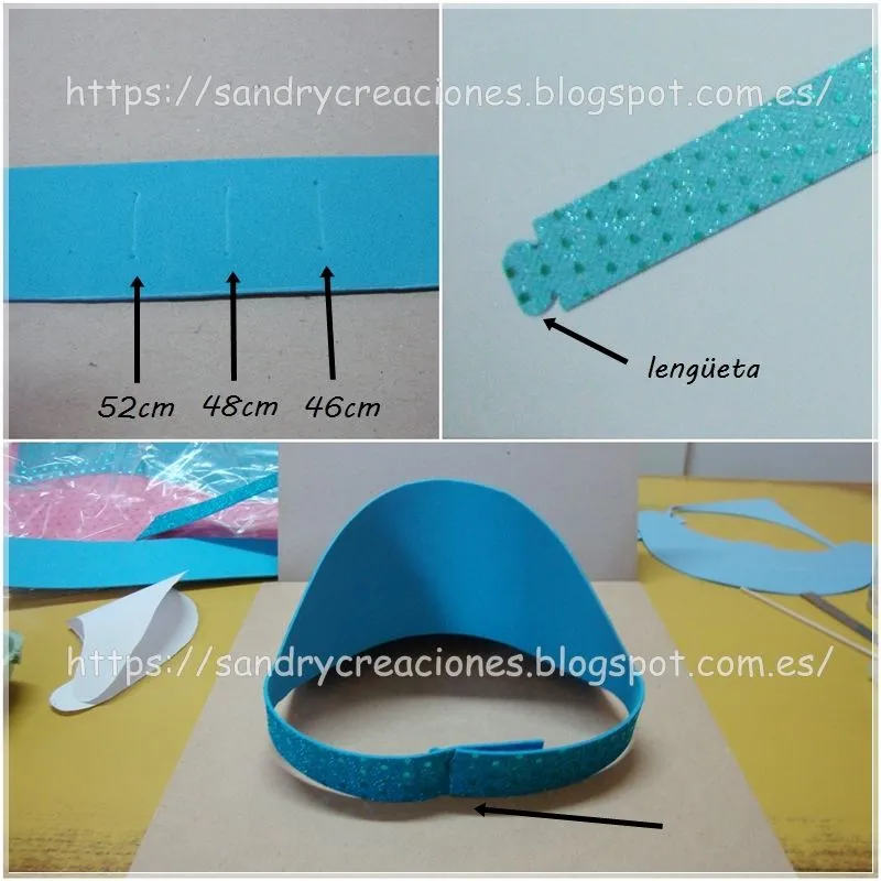 SanDryCreaciones: Viseras Pirata en Goma Eva para Niños