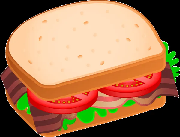 Sandwich Clip Art Black And White | Clipart Panda - Free Clipart ...