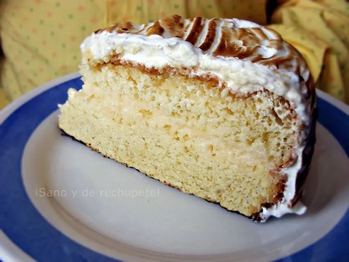 Sano y de rechupete!: Tarta de crema y naranja cubierta de ...