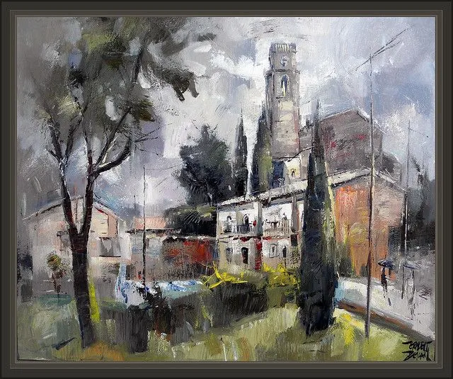 SANT BOI DE LLUÇANES-OSONA-LLUVIA-VIENTO-OTOÑO-PINTURAS-PINTURA ...