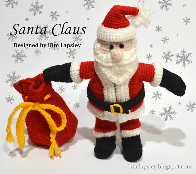 Santa Claus Amigurimi. De Tiendas... - Patrones Crochet