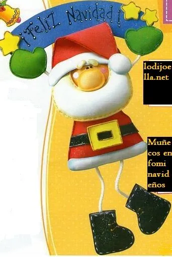 Santa claus en foami :