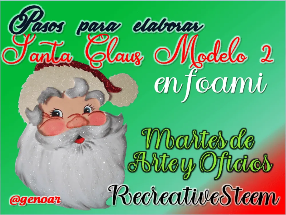 SANTA CLAUS EN FOAMI Modelo 2 — Steemit