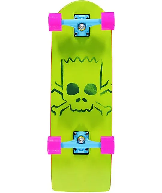 Santa Cruz X The Simpsons Bart Simpson 27" Cruiser Skateboard at ...