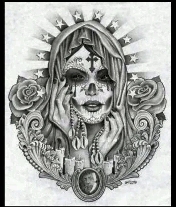 Santa Muerte | Cool tatts | Pinterest