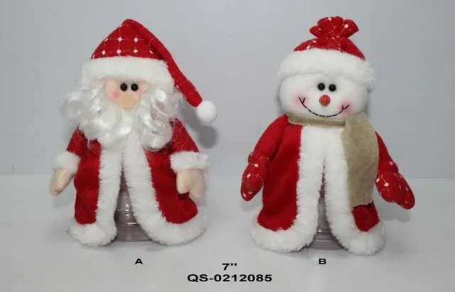 santa muñeco de nieve de navidad candy tarro-Adornos navideños ...