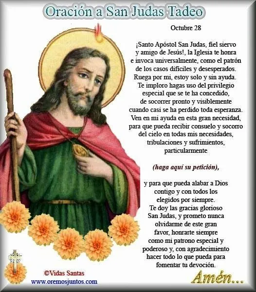 SANTORAL CATOLICO: San Judas Tadeo