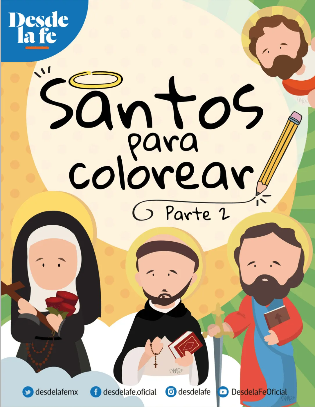 Santos y santas para colorear - Parroquia Santiago Apostol