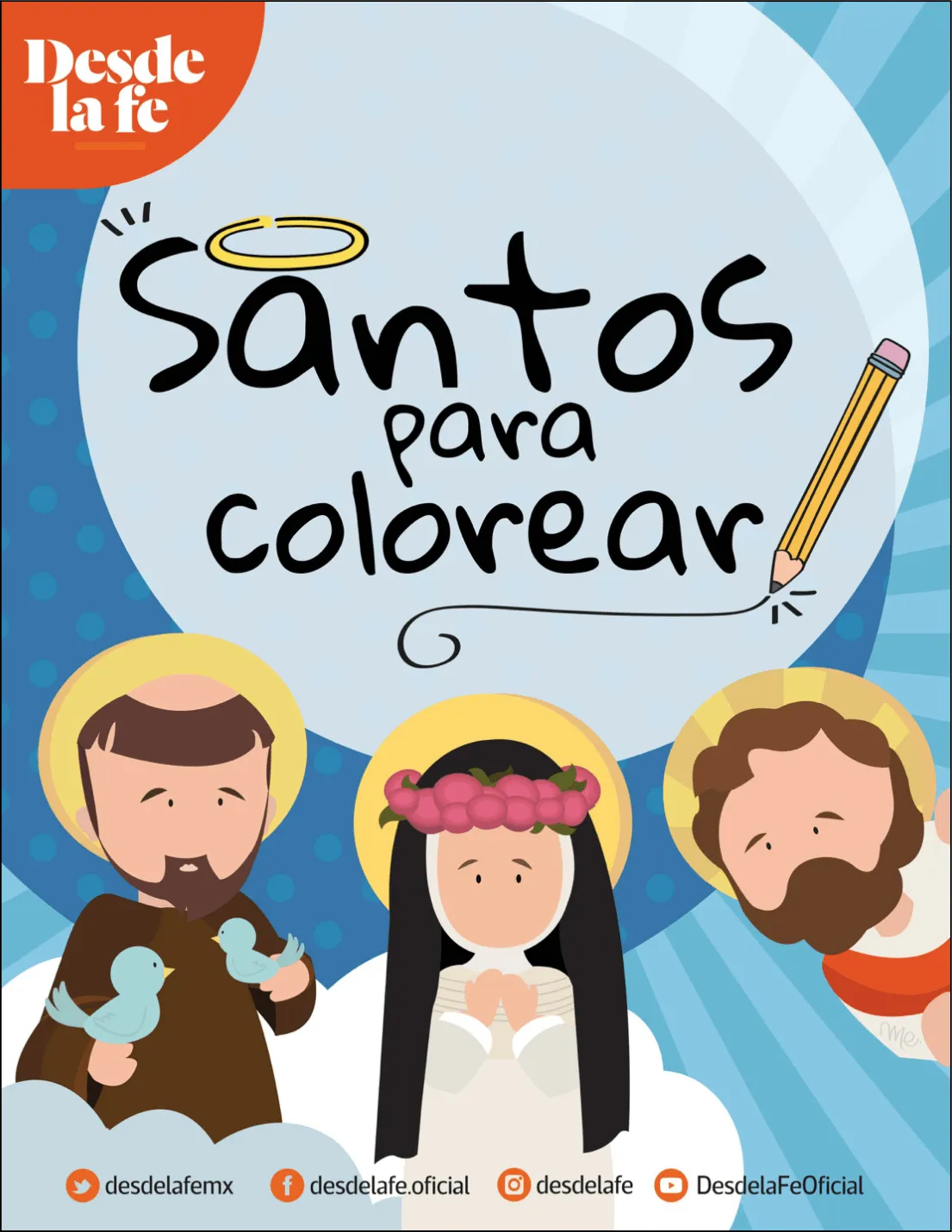 Santos y santas para colorear - Parroquia Santiago Apostol