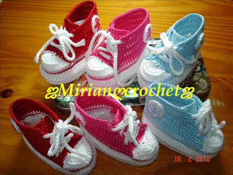 Sapatinhos de crochê By Mirian-crochet - YouTube