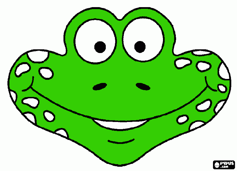sapo Máscara Colouring Pages (page 2)