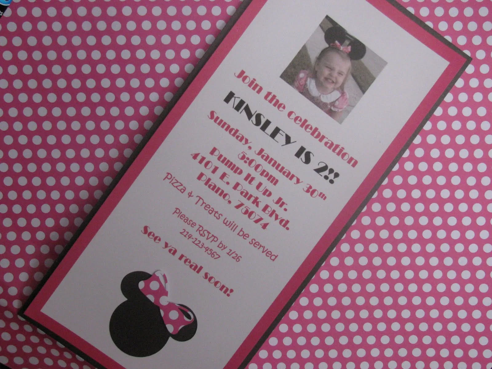 Sassy Inspirations: Make Your Own Minnie Mouse Birthday Party ...