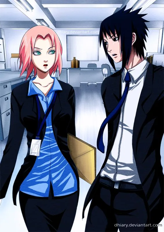 Sasuke and Sakura office - SasuSaku Photo (29287551) - Fanpop