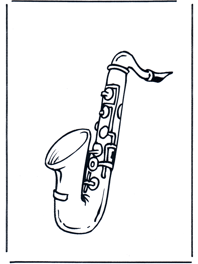 Dibujos.org / Diversos / Música / Saxofón