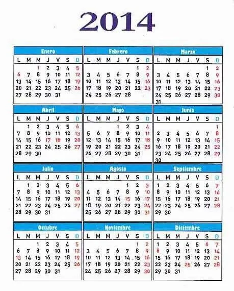 EL SAYON: CALENDARIO LABORAL, FESTIVO Y ESCOLAR 2014