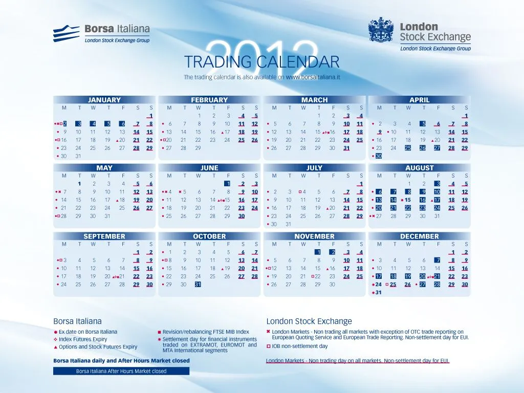 Scarica il calendario 2012 in versione wallpaper per il tuo desktop