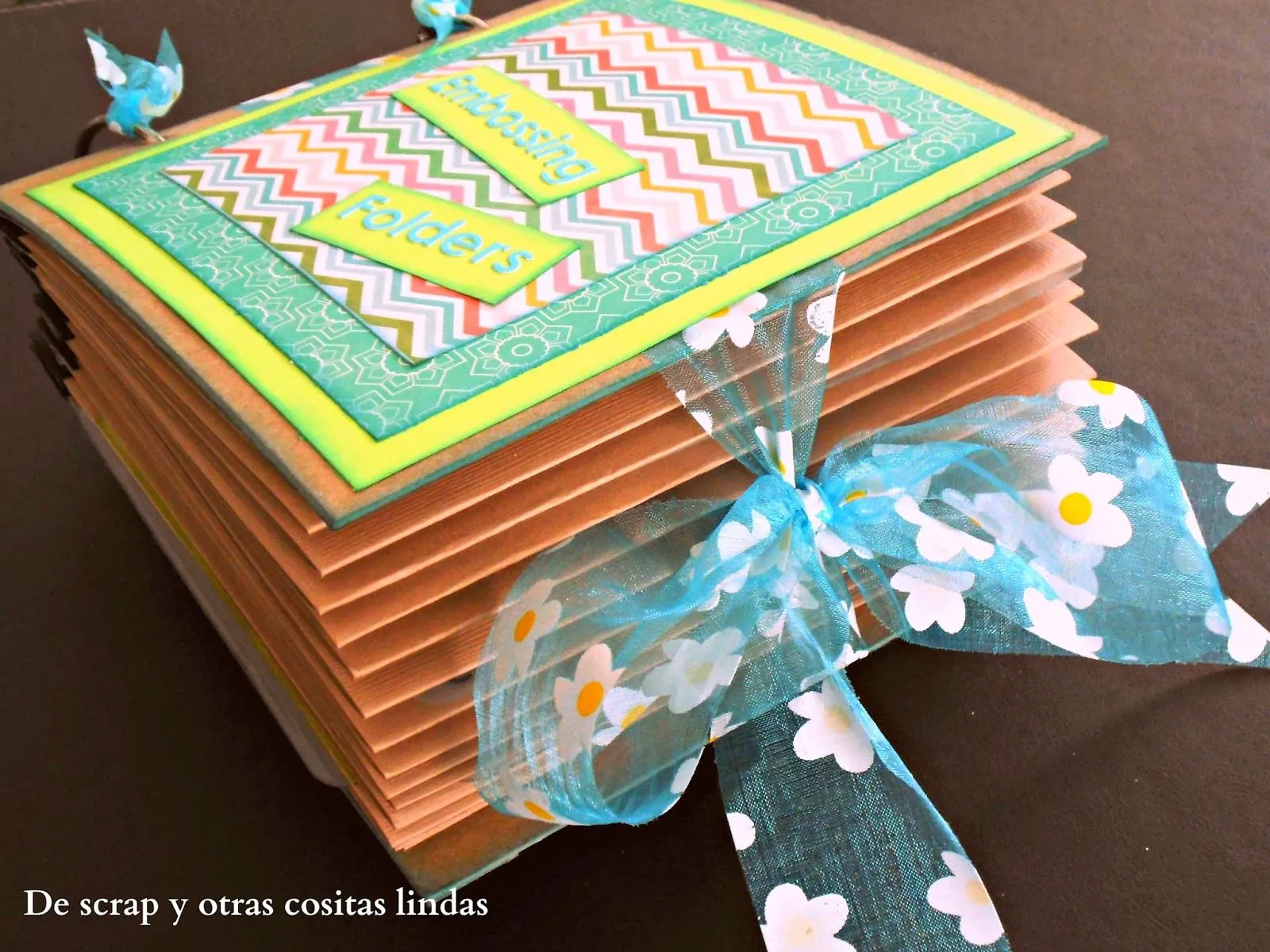 DE SCRAP Y OTRAS COSITAS LINDAS: Organización Carpetas Embossing