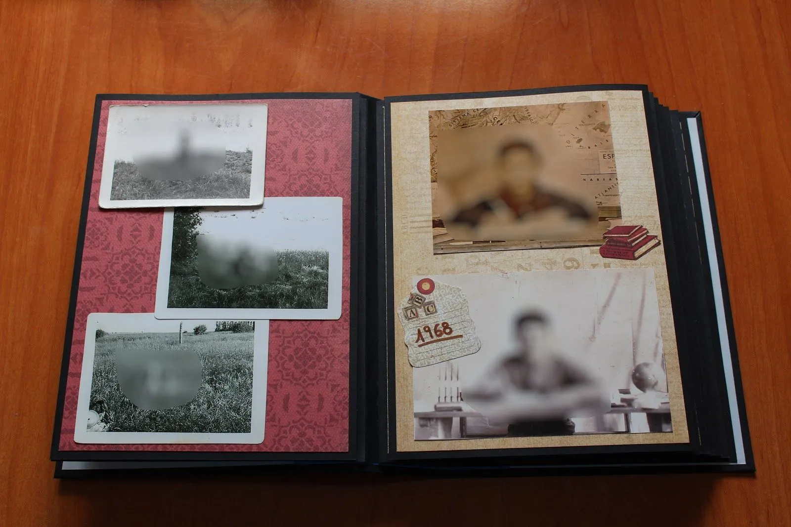 Scrap y otras manualidades: Álbum para mi padre