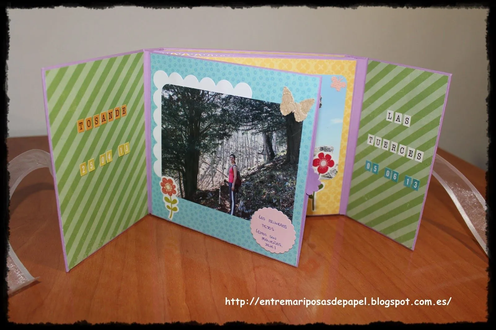Scrap y otras manualidades: Mini álbum para Gloria