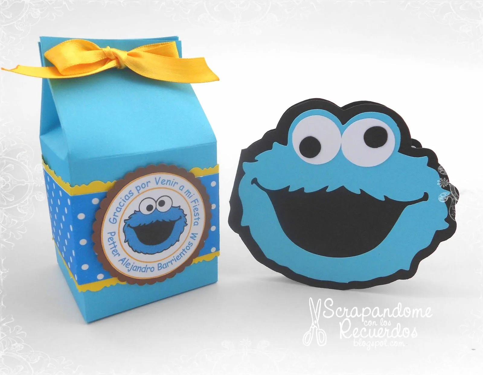 Scrapandome Con Los Recuerdos: Mi Monstruito Come Galletas