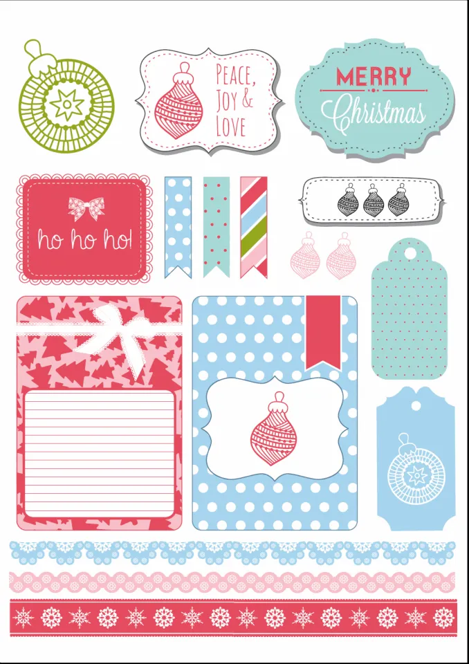 Scrapbook de navidad para imprimir gratis