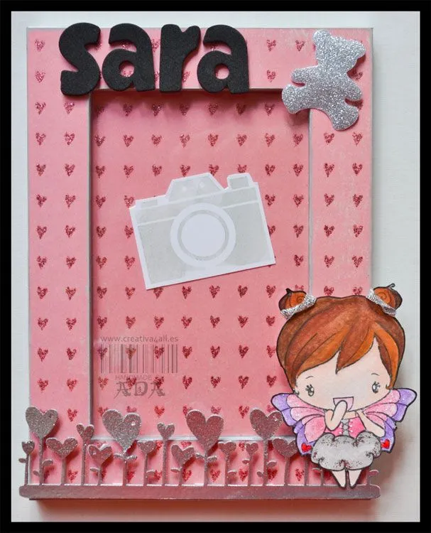 SCRAPBOOKING: MARCO PARA SARA | Aprender manualidades es facilisimo.