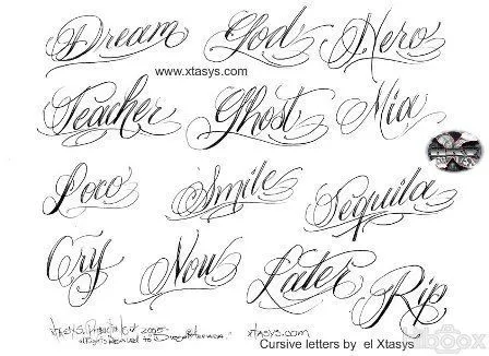 script on Pinterest | Chicano, Script Lettering and Scripts