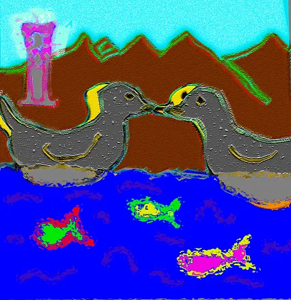 Search: dibujo de cisnes enamorados «