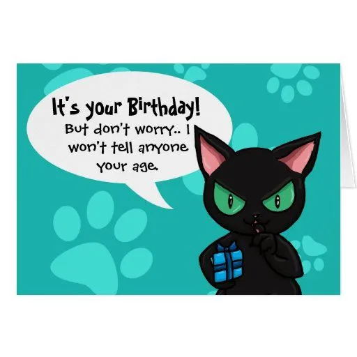 Tarjetas con gatos de cumpleaños - Imagui