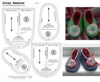 secretos y moldes: Zapatitos para bebe