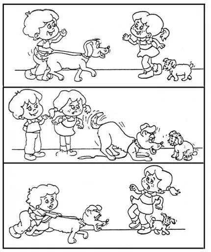 Secuencias para niños para colorear - Imagui