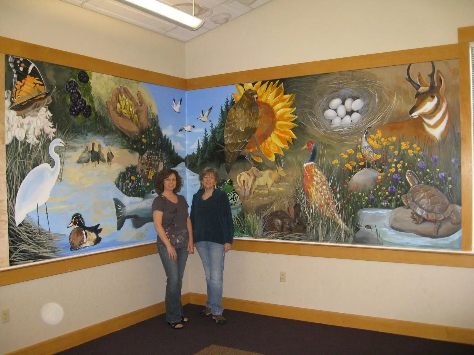 Seen In Natomas: South Natomas Library Mural