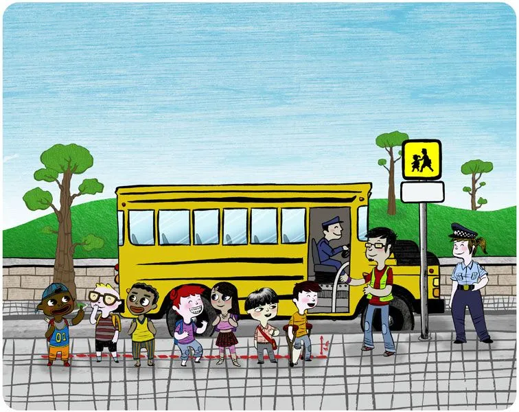 Imágenes para colorear de seguridad vial - Imagui