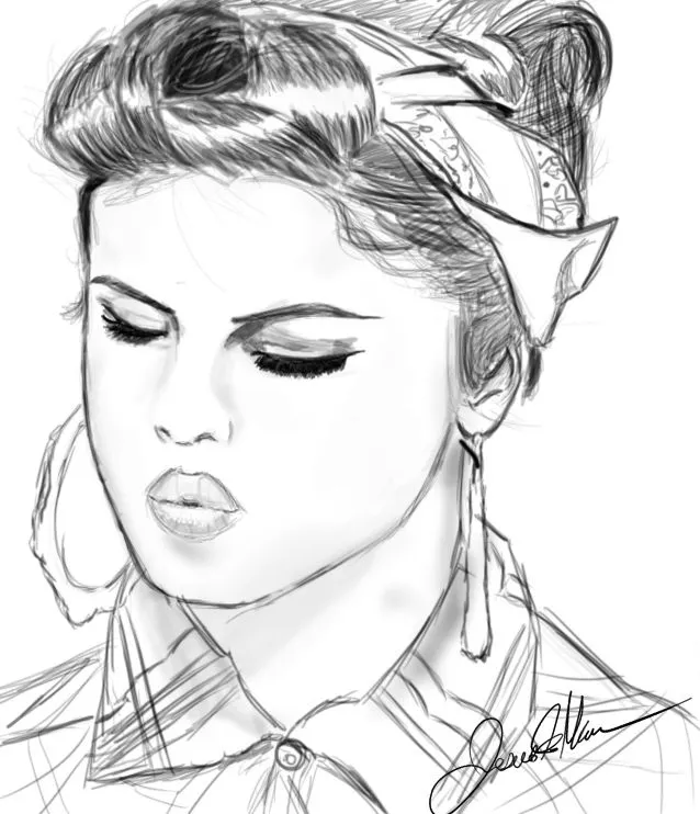 Selena Gomez (Cholo) by monche0123 on deviantART