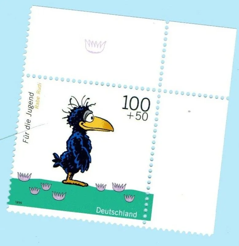 Sello: Dibujos Animados - Rudi, el cuervo (1888) 2/5 100 pf. + de ...